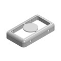 MS183-10F - RF SHLD FRAME 0.413"X0.72" SLDR