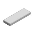 MS412-10C - RF SHLD COVER 0.559"X1.646" SNAP