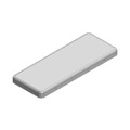 MS477-10C - RF SHLD COVER 0.74"X1.901" SNAP