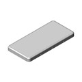 MS405-10C - RF SHLD COVER 0.768"X1.618" SNAP