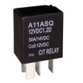 A11ASQ12VDC1.2D - RELAY AUTO SPST 12VDC QC DIODE
