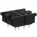 27E220 - RELAY SOCKET 8 POS THROUGH HOLE