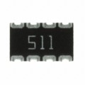 744C083511JTR - RES ARRAY 4 RES 510 OHM 2012