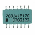 768141512G - RES ARRAY 13 RES 5.1K OHM 14SOIC