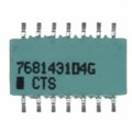 768143104G - RES ARRAY 7 RES 100K OHM 14SOIC