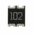744C043102JP - RES ARRAY 2 RES 1K OHM 1210