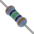 RSMF2FT105R - RES 105 OHM 2W 1% AXIAL