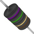 WNC75RFET - RES 75 OHM 1% 2W AXIAL