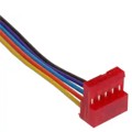 CUI-435-1FT - CABLE ASSY LATCH 5PIN 5X22AWG 1'
