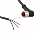 LC02FBR-PUR - M12-M12 4P R/A PUR CBL SHTH 2M