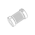 9403/10-10 - BELLOWS COUPLING 10 MM X 10 MM
