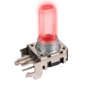 12CE1Y25F12112 - ROT ENCODER MECH 12PPR RED LED