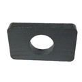 YB-050-1 - FERRITE C8 BLOCK MAGNET, HOLED