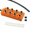 908-10M NC032 - M12 PLASTIC 8PORT 1SIG LED