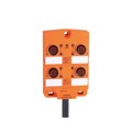 EBC028 - SPLITTER BOX; M12; 4; PNP; 10 M;