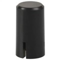 1RBLK - CAP PUSHBUTTON ROUND BLACK