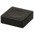 4JBLK - CAP PUSHBUTTON SQUARE BLACK
