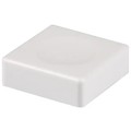 4JWHT - CAP PUSHBUTTON SQUARE WHITE