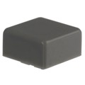 6JGRY - CAP PUSHBUTTON SQUARE GRAY