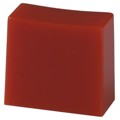 1CRED - CAP PUSHBUTTON RECTANGULAR RED