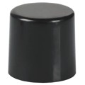 700C1BLK - CAP PUSHBUTTON ROUND BLACK