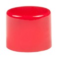 AT442C - CAP PUSHBUTTON ROUND RED