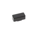 5JBLK - CAP PUSHBUTTON RECTANGULAR BLACK