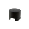 1SS09-19.0 - CAP TACTILE ROUND BLACK