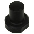 1S09-19.0 - CAP TACTILE ROUND BLACK
