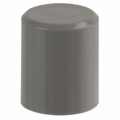 F0204 - CAP PUSHBUTTON ROUND GRAY