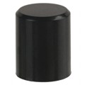 F0201 - CAP PUSHBUTTON ROUND BLACK