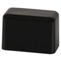 TAKBLK - CAP PUSHBUTTON RECTANGULAR BLACK