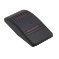 VVCNC00-000 - CAP ROCKER RECT BLK/RED LENS