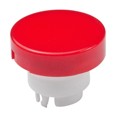 AT3002CB - CAP PUSHBUTTON ROUND RED/WHITE