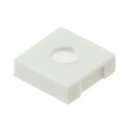 140007480070 - CAP PUSHBUTTON SQ LT GRAY W/LENS