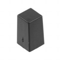 G004A - CAP PUSHBUTTON SQUARE BLACK