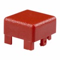 BTND640 - CAP PUSHBUTTON SQUARE RED