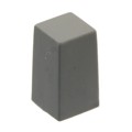 G004G - CAP PUSHBUTTON SQUARE GRAY