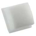 1TS16 - CAP TACTILE SQUARE FROSTED WHITE