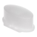 1WD16 - CAP TACTILE OVAL FROSTED WHITE