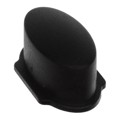 1WD09 - CAP TACTILE OVAL BLACK