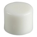 801801000 - CAP PUSHBUTTON ROUND WHITE