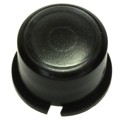 1F091 - CAP TACTILE ROUND BLK/TRANS LENS
