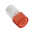 19-931.2 - LENS RED D7,3 PLASTIC TRANSLUCEN