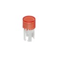 19-932.2 - LENS RED D7,3 PLASTIC TRANSPAREN