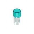 19-932.5 - LENS GREEN D7,3 PLASTIC TRANSPAR