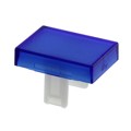 31-903.6 - LENS BLUE FLAT 15.2X21.2 PLASTIC
