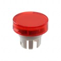 51-933.2 - LENS RED FLAT D15.8 PLASTIC TRAN