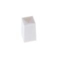 1DWHT - CAP PUSHBUTTON SQUARE WHITE
