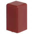 1SRED - CAP PUSHBUTTON SQUARE RED